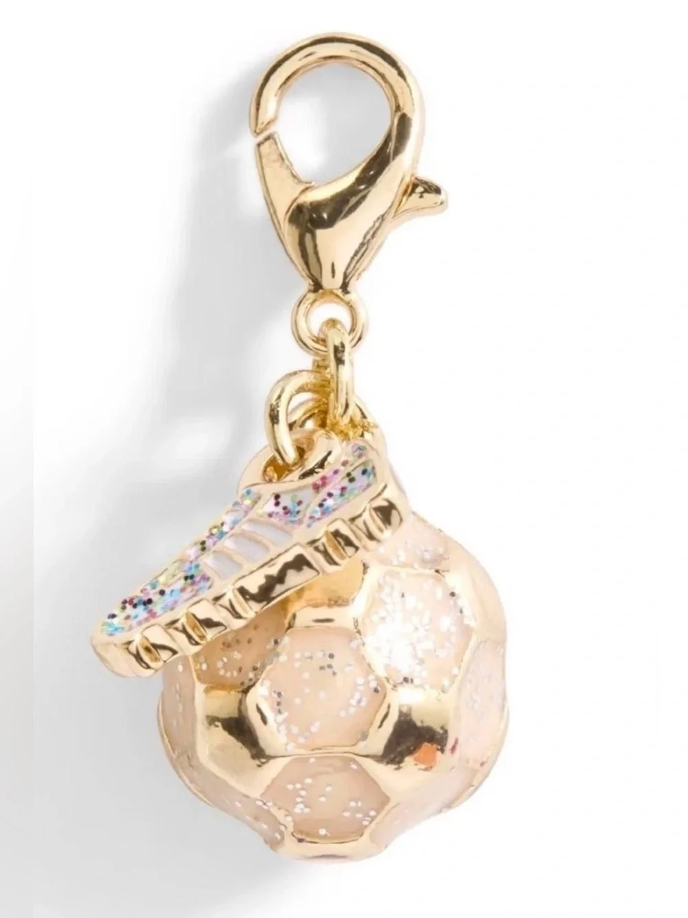 FAO Schwarz Charm Squad soccer ball metal charm | New in Box